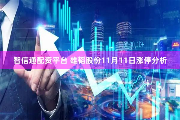 智信通配资平台 雄韬股份11月11日涨停分析
